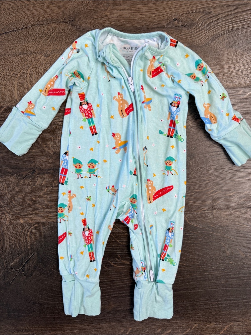Coco Moon Hawaiian Christmas Bamboo Jammies